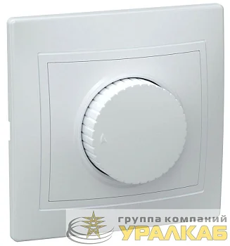 Светорегулятор поворот. СП КВАРТА IP20 ВСР10-1-0-КБ бел. IEK EDK10-K01-03-DM