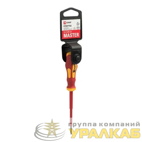 Отвертка SL2.5х80мм Master 1000В Basic EKF 
