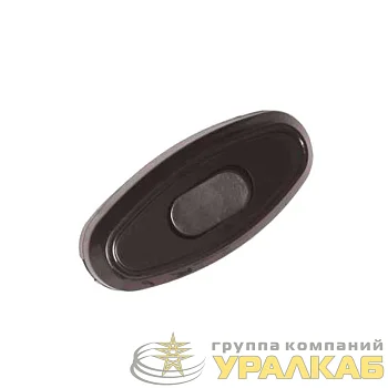 Переключатель бра 6А 250В (еврослот) черн. UNIVersal А0106