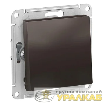 Переключатель проходной 1-кл. СП AtlasDesign 10А IP20 (сх. 6) 10AX механизм мокко SE ATN000661