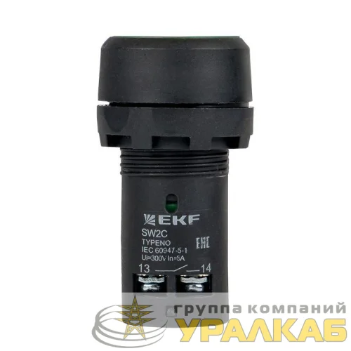 Кнопка SW2C-11 возвратная зел. NO+NC EKF sw2c-11s-g детальная картинка