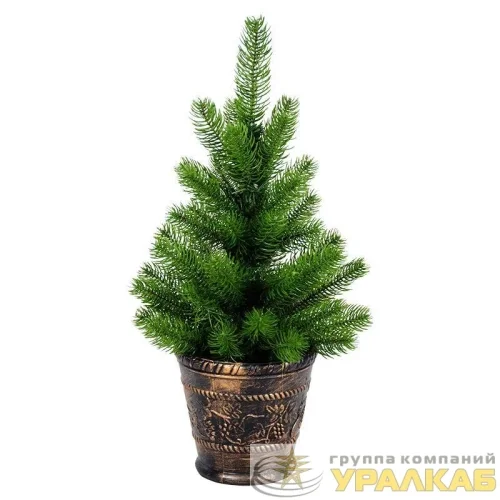 Елочка 45см IP20 литая в пластик. горшочке Neon-Night 