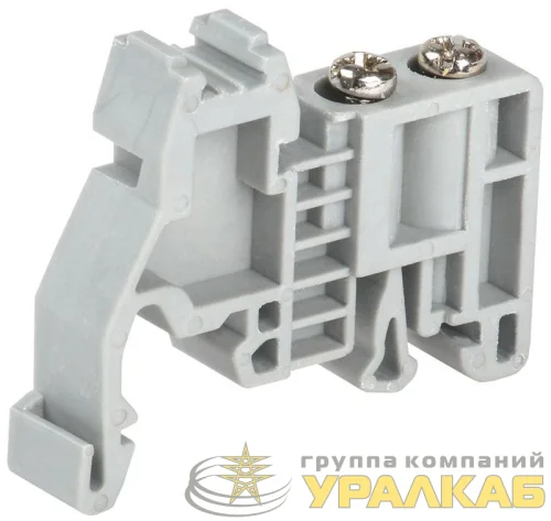 Стопор концевой (ограничитель с маркировкой) на DIN-рейку IEK YZN11DF-003-K03 детальная картинка