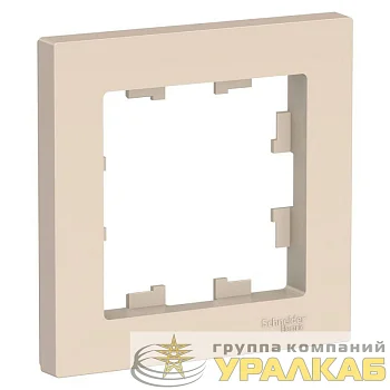 Рамка 1-м AtlasDesign беж. SE ATN000201