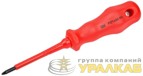 Отвертка диэлектрическая крестовая PZ1х80 K2 1000В ARMA2L 3 IEK 