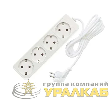 Удлинитель 4х5м с заземл. 16А IP20 3.5кВт ПВС Союз 481S-6405