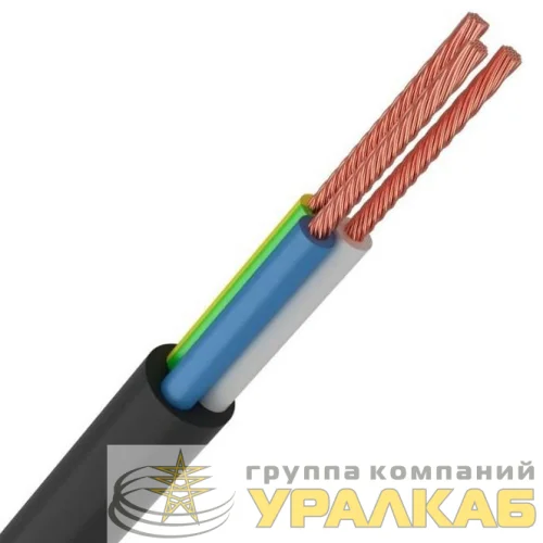 Провод ПВС 3х1.5 Ч (бухта) (м) РЭК-PRYSMIAN 0103040101 детальная картинка