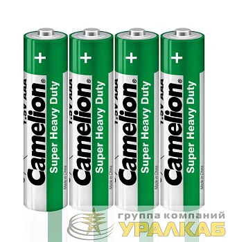 Элемент питания солевой AAA/R03 1.5В R03P-SP4G SR-4 (уп.4шт) Camelion 1659