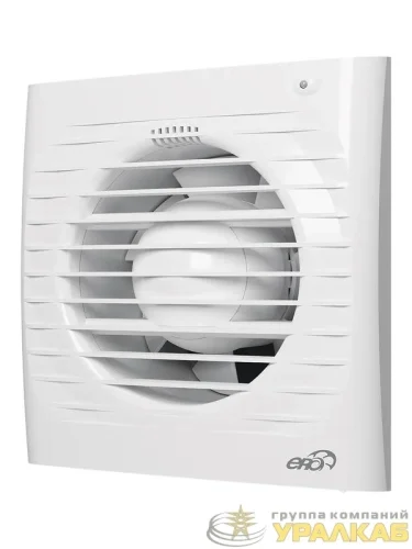 Вентилятор вытяжной осевой 100мм обр. клапан бел. 
