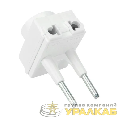Переходник электрический "Козья ножка" 220В 10А REXANT 11-1065 детальная картинка