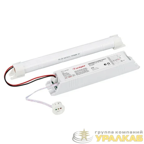 Блок аварийного питания ARJ-EMG-6W-3H-NiCd IP20 пластик. Arlight 024365 детальная картинка