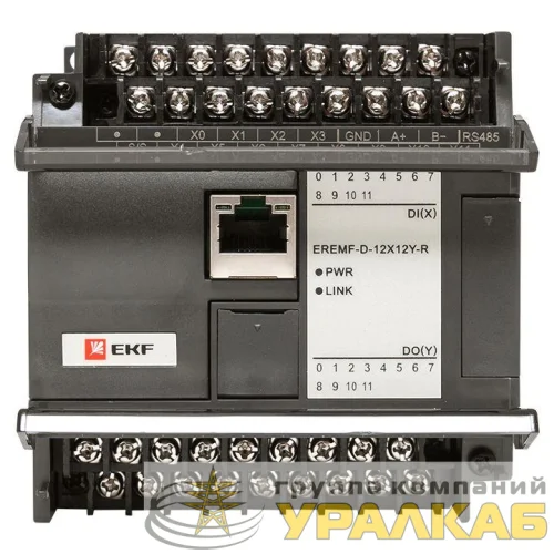 Модуль дискретного ввода/вывода EREMF 12/12 PRO-Logic EKF EREMF-D-12X12Y-R детальная картинка