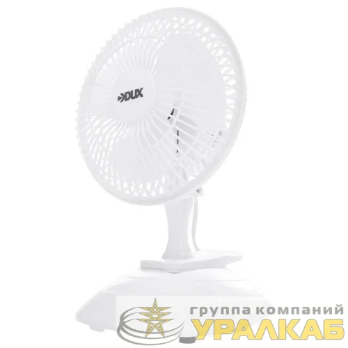 Вентилятор настольный DX-614 15Вт 220В бел. DUX 60-0211 детальная картинка