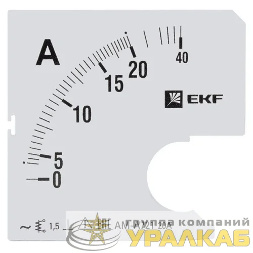 Шкала сменная для A721 20/5А-1.5 PROxima EKF s-a721-20 детальная картинка