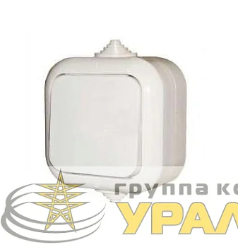 Выключатель 1-кл. ОП 10А IP44 бел. БЕЛТИЗ А1 10-001