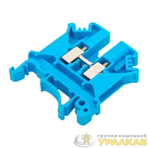Колодка клеммная винтовая 4 UT син. EKF 