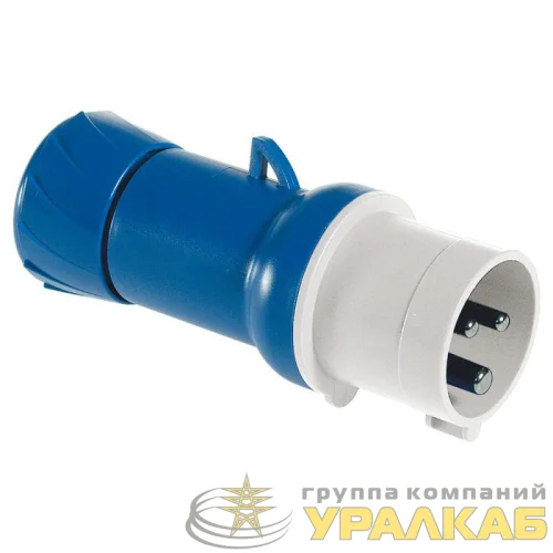 Вилка кабельная 16А 2P+E 220В винт. IP44 SchE 