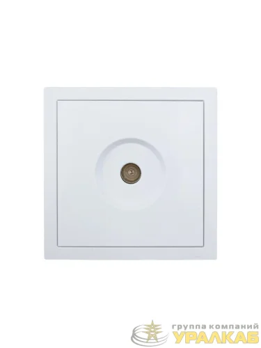 Розетка ТВ оконечная СП ZIMA IP20 бел. LEZARD 