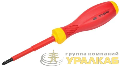 Отвертка диэлектрическая крестовая PZ1х80 K3 1000В ARMA2L 3 IEK 