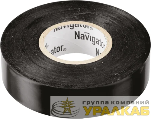 Изолента ПВХ 19мм (рул.20м) черн. NIT-A19-20/BL Navigator 71110 детальная картинка