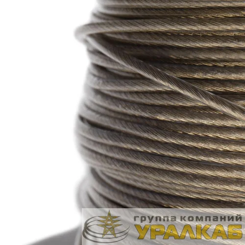 Трос стальной в ПВХ изоляции d2.0мм (200м) REXANT 09-5320 детальная картинка