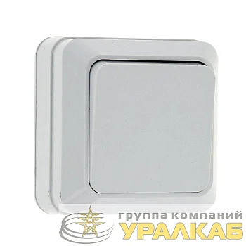 Выключатель 1-кл. ОП Рим 10А IP20 бел. EKF ENV10-021-10