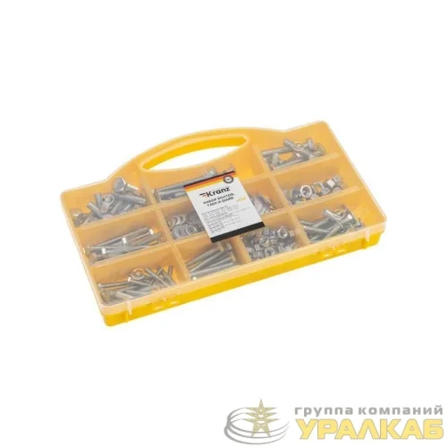 Набор болтов гаек и шайб (450шт/уп) Kranz 