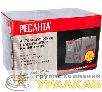 Стабилизатор напряжения АСН-10000/1-Ц 1ф 10кВт IP20 релейный Ресанта 63/6/8 Стабилизатор напряжения АСН-10000/1-Ц 1ф 10кВт IP20 релейный Ресанта 63/6/8