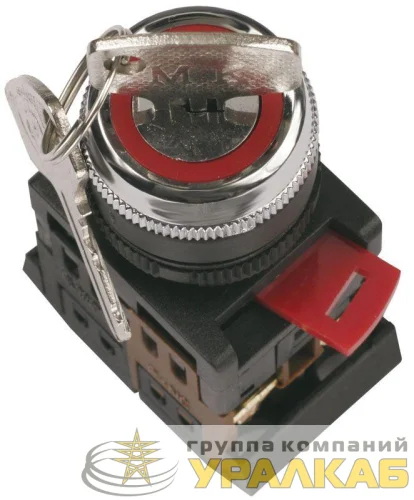 Переключатель AKS22 с ключ. 1-0. 1з+1р IEK BSW10-AKS-2-K02 детальная картинка