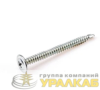 Саморез 4.2х16 металл-металл с прессшайбой сверло цинк (уп.1000шт) коробка СТРОЙМЕТИЗ ММ4216СЦ1