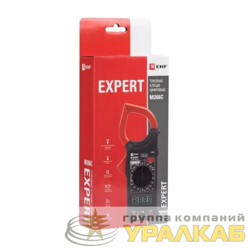 Клещи токовые цифровые M266C Expert EKF In-180702-pc266C детальная картинка