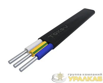 Кабель TOKOV ELECTRIC АВВГ-Пнг(А)-LS 3х2.5 ОК (N PE) 0.66кВ (м) 