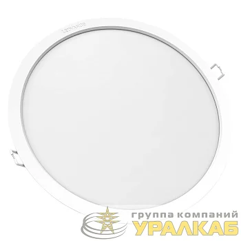 Светильник светодиодный Eco Class Downlight DL 865 WT 24Вт 6500К IP44 2280лм ДВО даунлайт кругл. встраив. ультратонкий LEDVANCE 