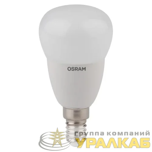 Лампа светодиодная LED Star Classic P 40 5W/827 5Вт шар матовая 2700К тепл. бел. E14 470лм 220-240В пластик. OSRAM 