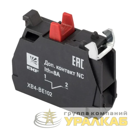 Контакт дополнительный NC красн. PROxima EKF XB4-BE102 детальная картинка