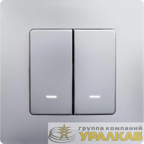 Рамка 1-м Etika алюм. Leg 672551 детальная картинка