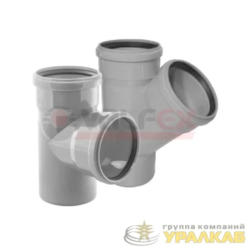 Тройник 87град. 110-50 (40) VALFEX 