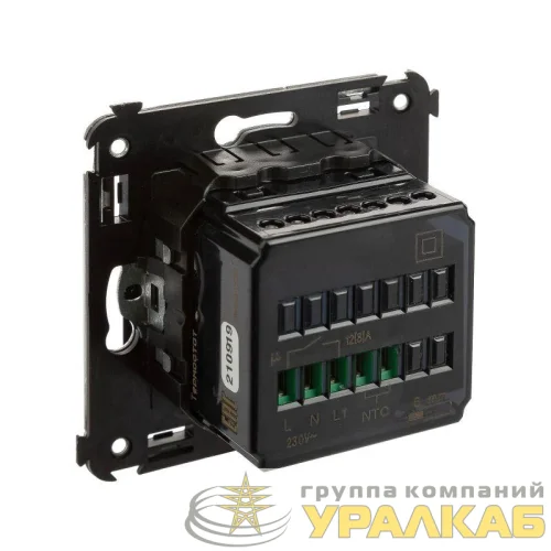 Термостат для теплых полов СП "Avanti" "Черный квадрат" DKC 4402163 детальная картинка