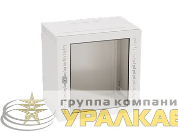 Шкаф телекоммуникационный навесной 12U 600х600х400 дверь стекло DKC 