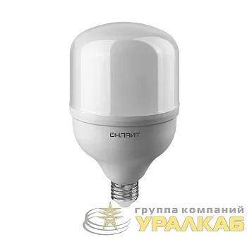 Лампа светодиодная высокомощная 82 904 OLL-T125-50-230-840-E27Е40 50Вт 4000К нейтр. бел. E27/E40 3500лм 176-264В ОНЛАЙТ 82904