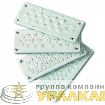 Ввод кабельный FL13 пластик V0 UL94 IP55 +130 - 40град.C (10 отв.) DKC R5HTB10
