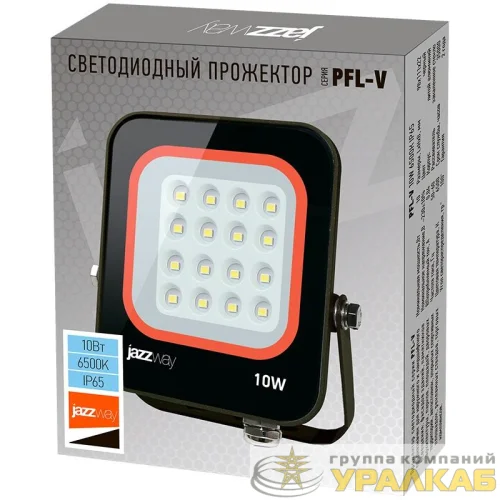 Прожектор светодиодный PFL-V 10Вт 6500К IP65 ДО JazzWay 5039674 детальная картинка