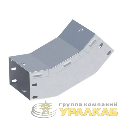 Угол для лотка вертикальный внутр. 45град. 80х200 INOX EKF 