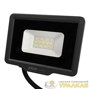 Прожектор светодиодный PFL-C3 10Вт 6500К IP65 ДО закален. прозр. стекло JazzWay 5023529A