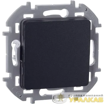 Выключатель 1-кл. Inspiria 10А IP20 250В 10AX механизм антрацит IEK 