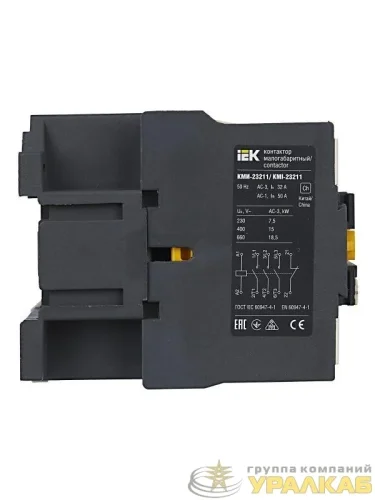 Контактор КМИ-23211 32А 230В/АС3 1НЗ KARAT IEK 