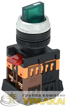 Переключатель ANCLR-22-3 на 3 фикс. полож. зел. 1з+1р IEK BSW10-ANCLR-3-K06