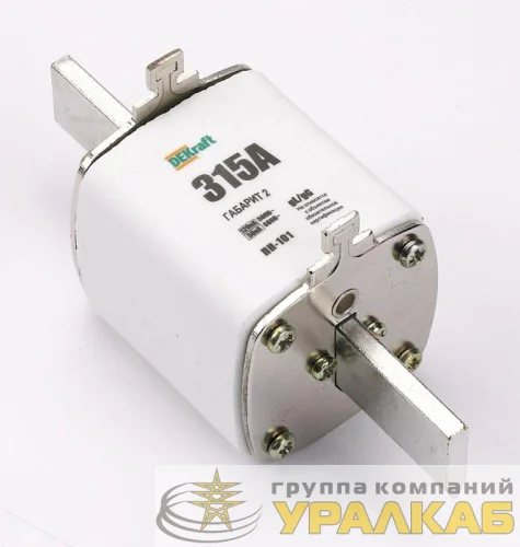 Вставка плавкая ПН-101 355А габарит 2 (аналог ППН-37 габарит 2) DEKraft 