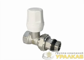 Клапан для радиаторов ручной прямой 1/2дюйм (с доп. уплотнением) (60/6) К VALFEX VF.08.RN.04