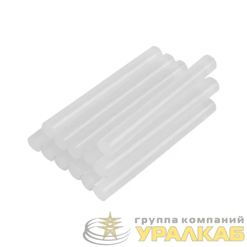Стержень клеевой d11мм L100мм прозр. (блист.12шт) Rexant 09-1220 детальная картинка